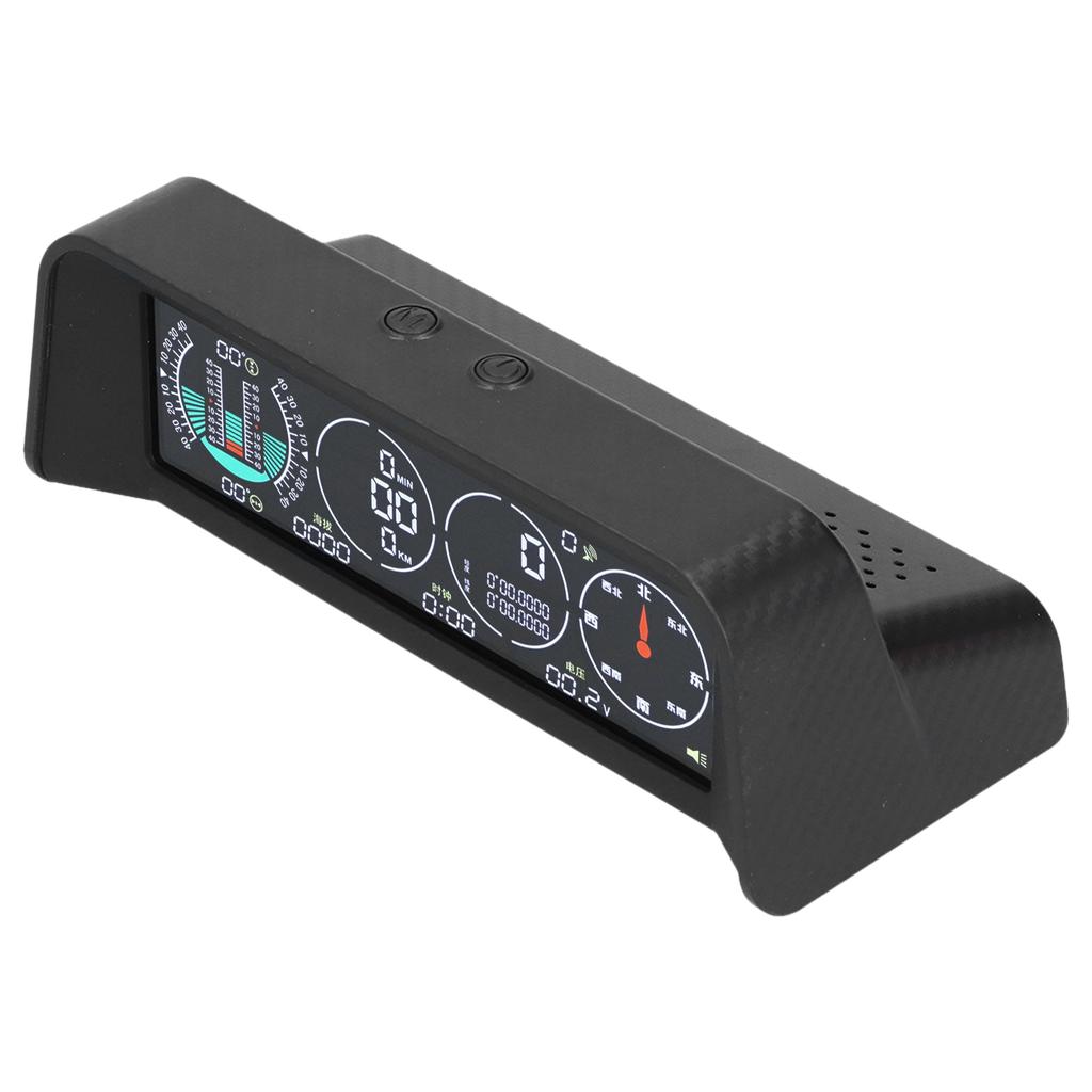 Car Smart HUD Display OBD Speed Water Temperature Overspeed Alarm Light Sensing Universal