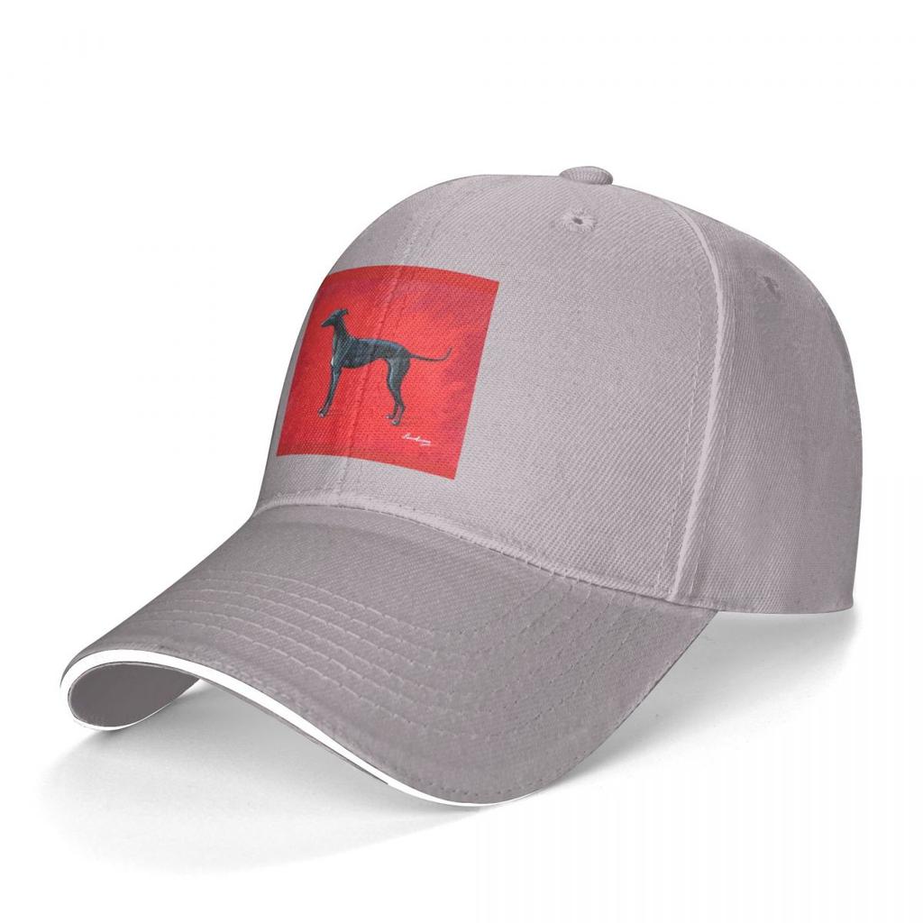 Greyhound Baseball Cap Black Greyhound Girls Polyester Printed Baseball Hat Funny Sports Fashion Cap
