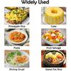 6PCS Reble Bowl Covers for Bread Proofing, Adjustable Elastic Bowl Covers EVA Bread Proofing Cover Food Storage 10.6 Inch Stretchable Cover for