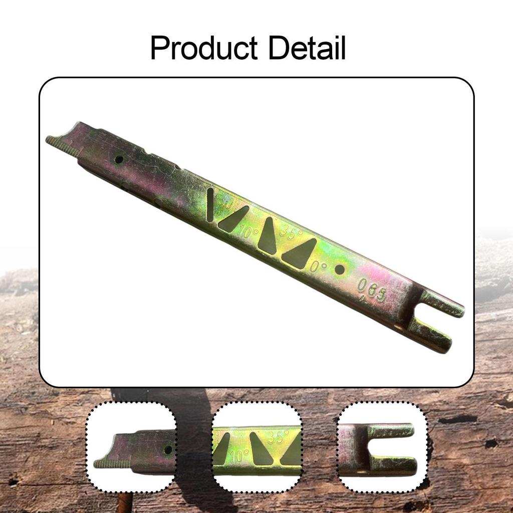 Chainsaw Depth Gauge Parts Sturdy Portable Accessories Aluminum Alloy File Guide Tool for Park,