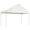 VidaXL Belvédère avec toit blanc 8,92x4,08x3,22 m polyéthylène, tente de fête, chapiteau, abri à auvent, pavillon, tente 3155512