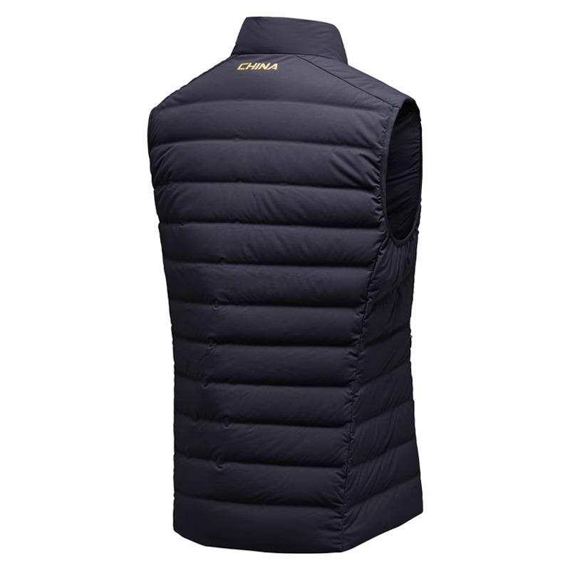 ANTA Vests Men's Legend Blue Stand Collar Moderate Other 452440103-2