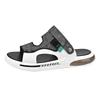 Fashion 2025 Mens Dual Strap Sandals 2 Color Summer Slide Shoes Non Slip Beach Sandals with Arch Support Quick Dry Design