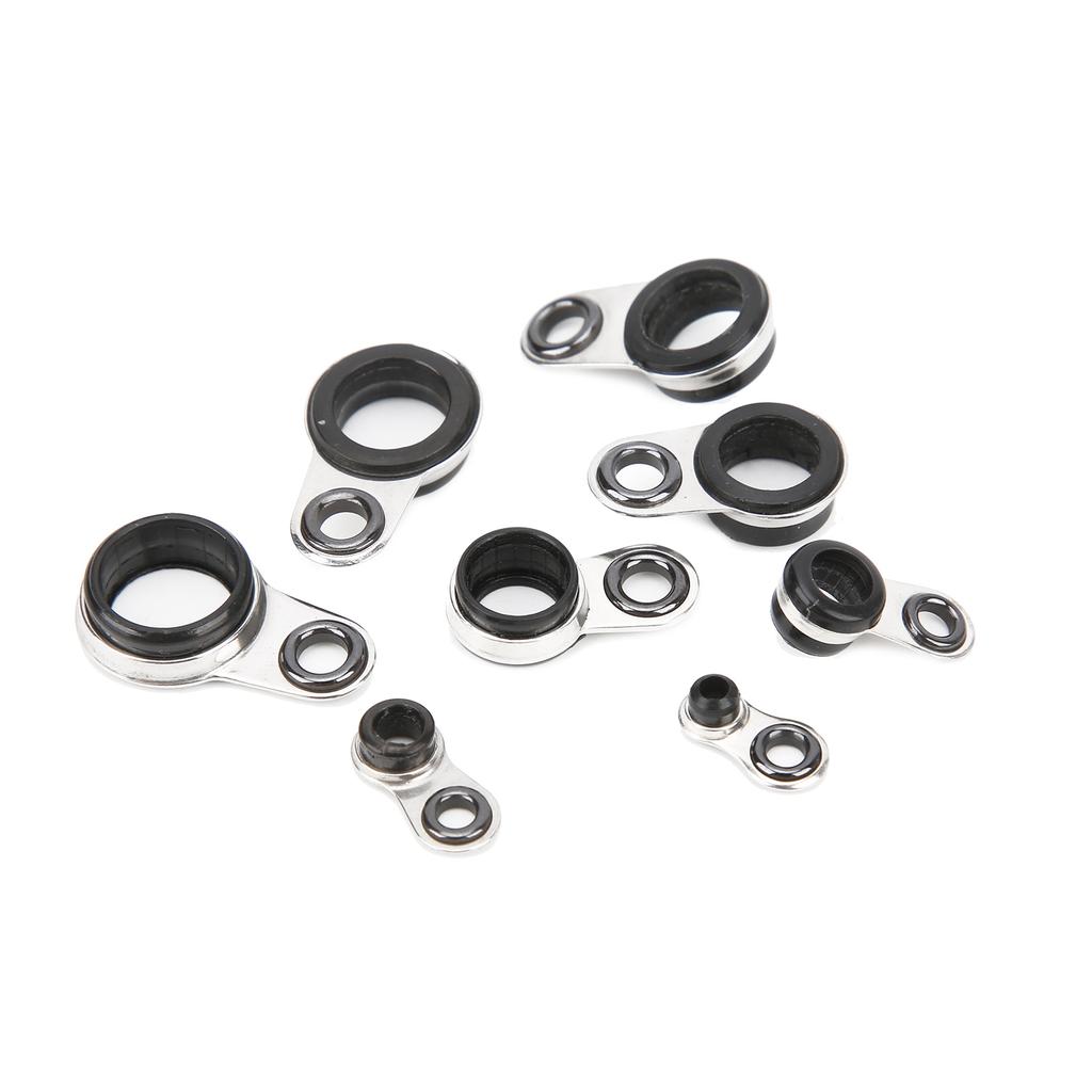 Zestaw 25 w 1 uniwersalny Rock Casting Tackle przelotki wędkarskie pierścienie żyłkowe najlepsze końcówki