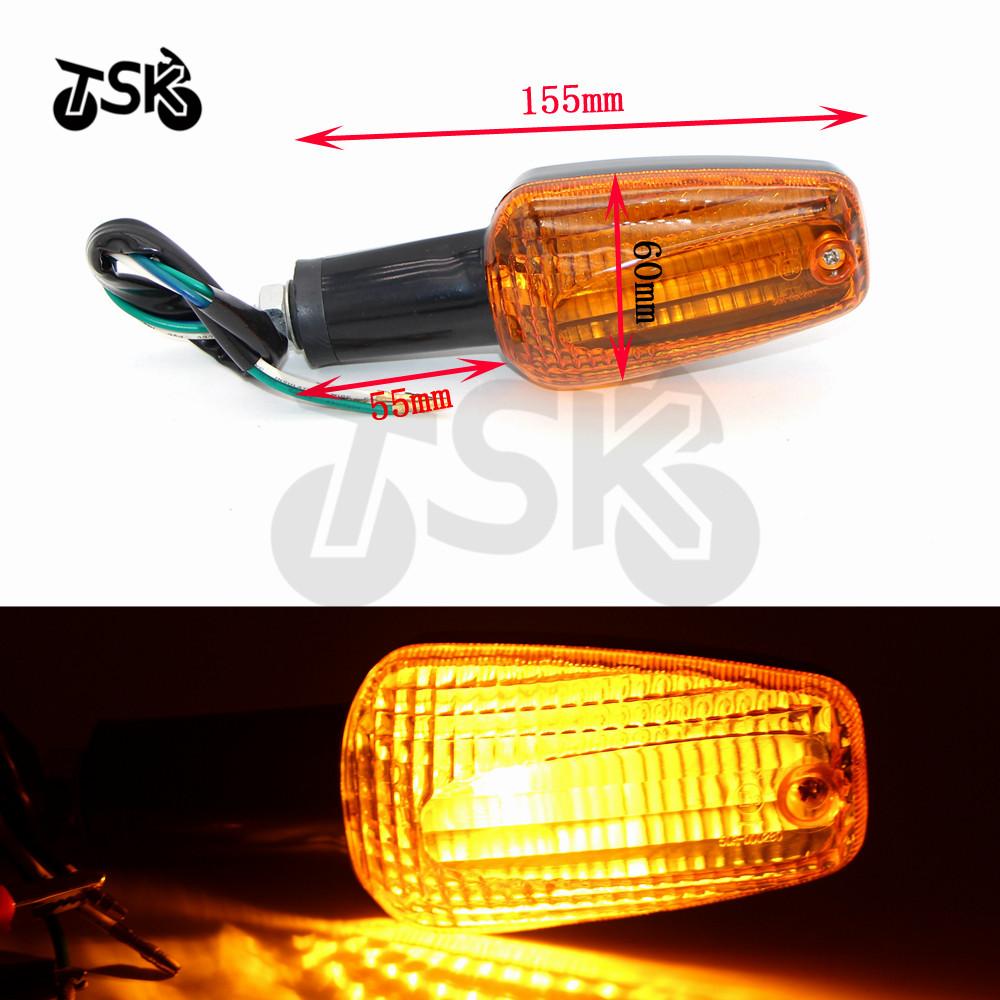 1 Pair Motorcycle Turn Signal Light ABS Motorbike Indicators Flashers Lamp For Honda CB 400 Super Four 99-03 CB 1100