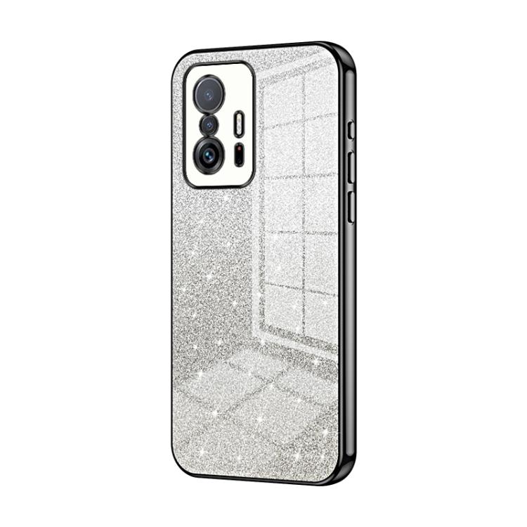 Gradient Glitter Powder Electroplated Phone Case