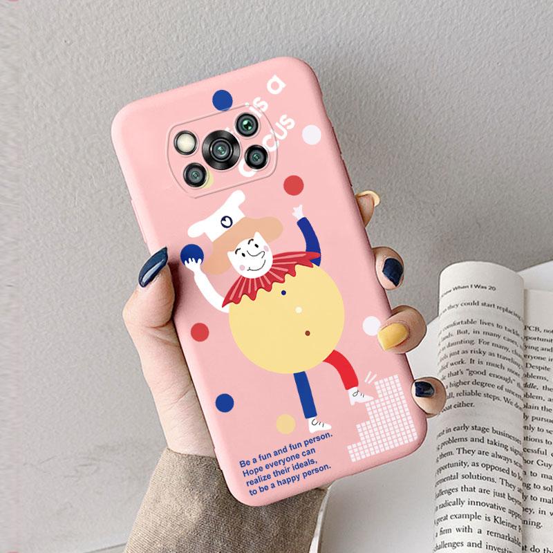 Case For Poco X3 Pro Pocox3 X 3 NFC Cute Heart Flower Back Cover Soft Silicone Matte Protective Funda For Xiaomi Poco X3 Pro Bag