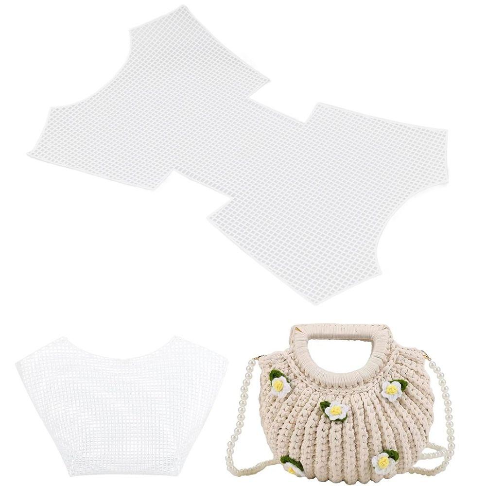 DIY Crafting Plastic Bag Mesh Grid Durable White Mesh Cloth Net Cover