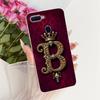 For Oppo F9 F9Pro Cover For Realme U1 Case Transparent Luxury Crown A-Z Letters 2D Flat Pattern Soft Phone Case For Oppo F9 Pro