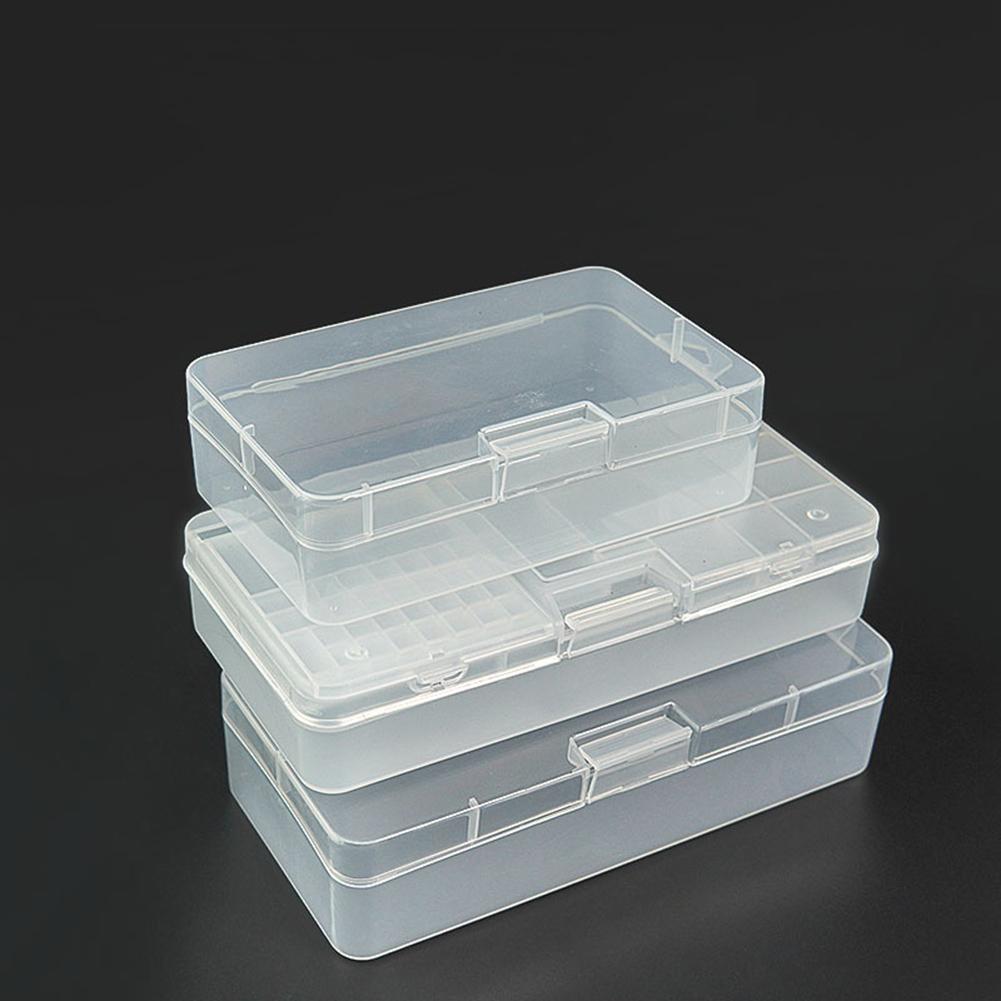 1x Transparent Rectangle PVC Storage Box Screw Holder Case Organizer Container Tool Box Designed Fit For Smart Phone Repair