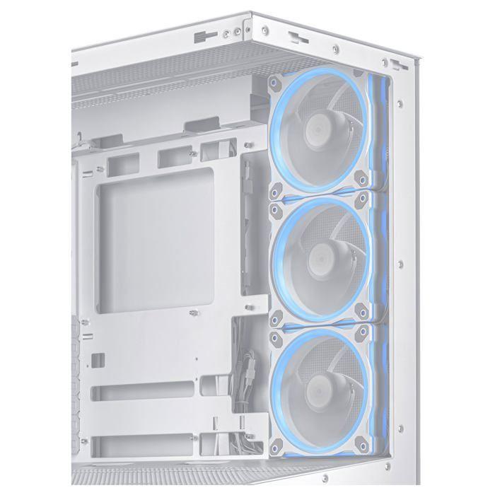 Boîtier PC Asus A31 PLUS TG ARGB - Moyen Tour, Verre Trempé, RGB, Blanc, ATX/Micro-ATX/Mini-ITX