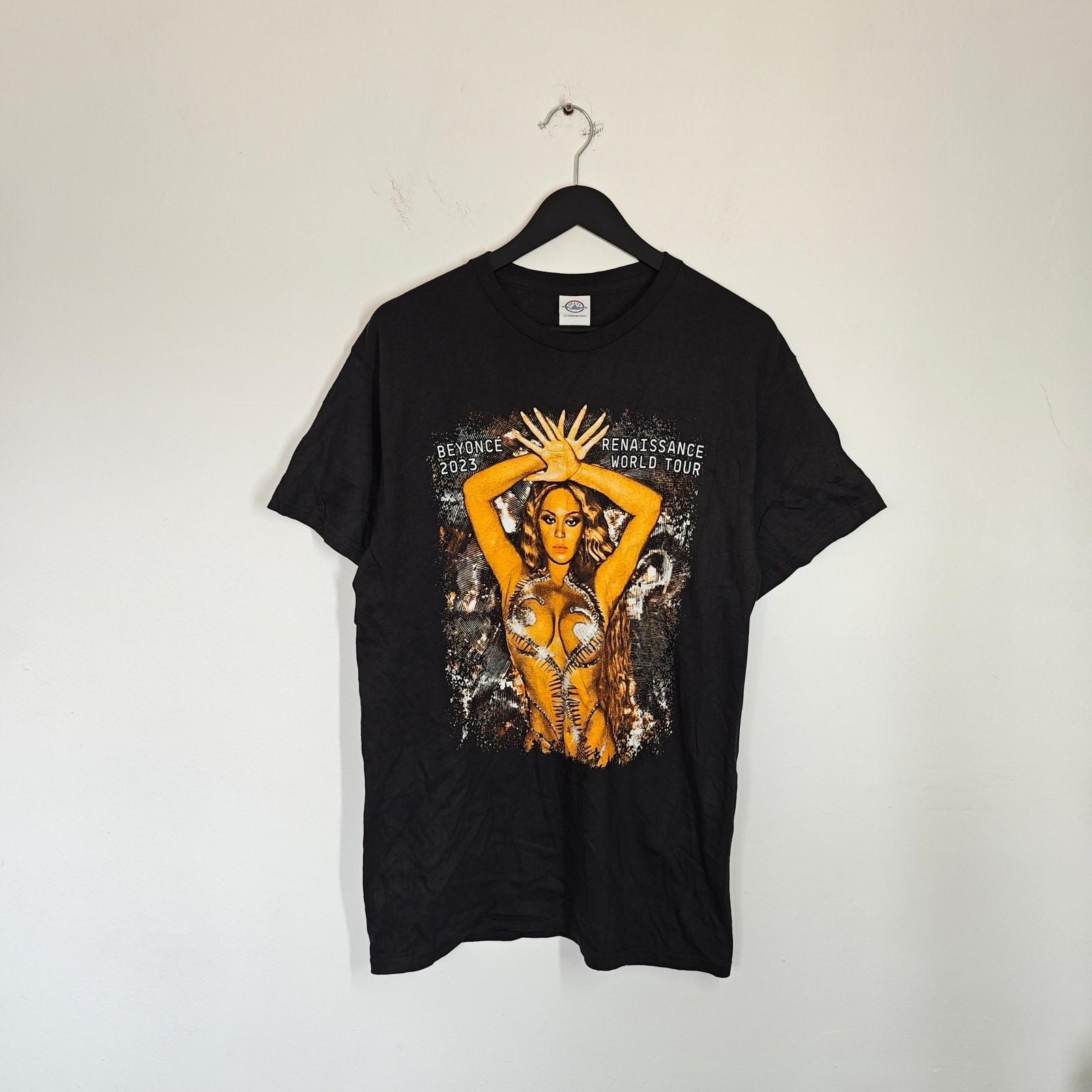 Beyoncé T-Shirt Black Mens Medium Renaissance World Tour 2023 Band Tee XXXL
