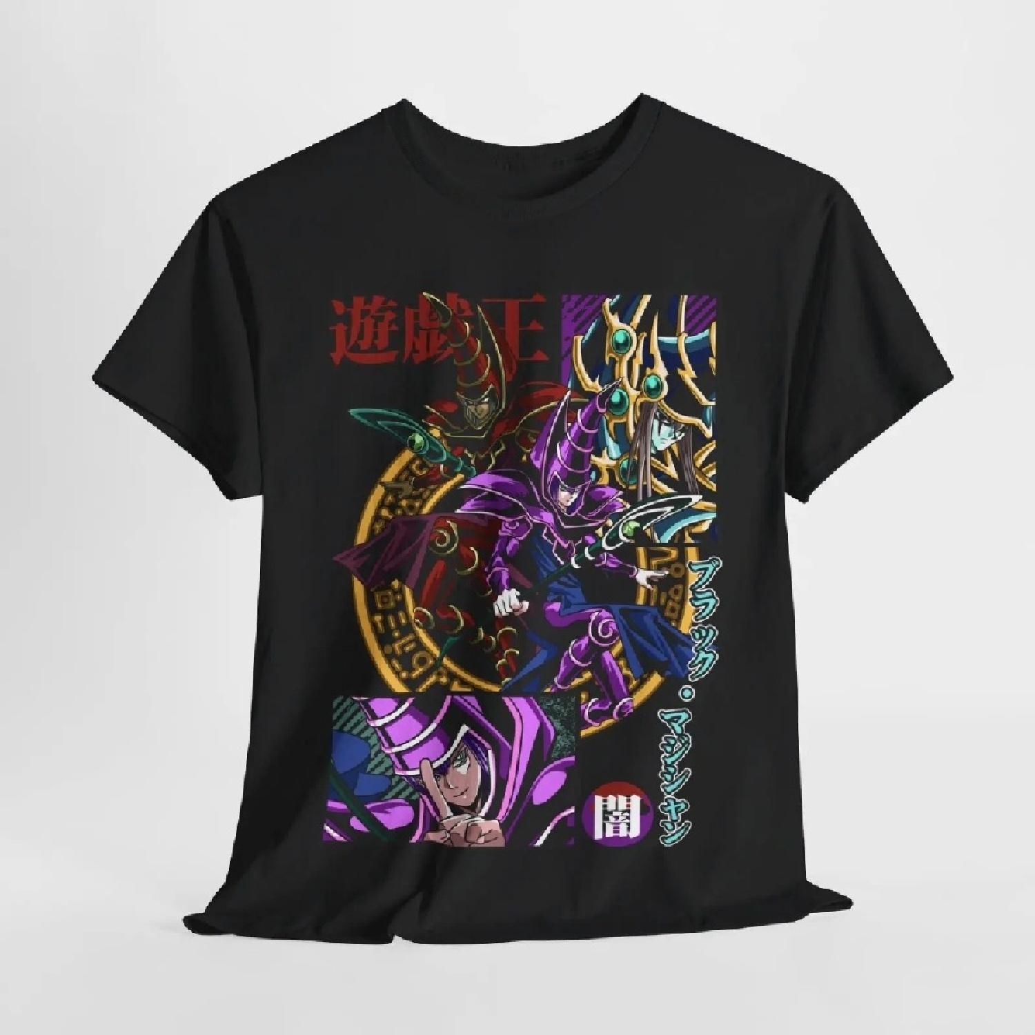 

Dark Magician Yu-Gi-Oh T-Shirt Anime Soft Tee Shirt Yami Atem All Sizes Unisex S