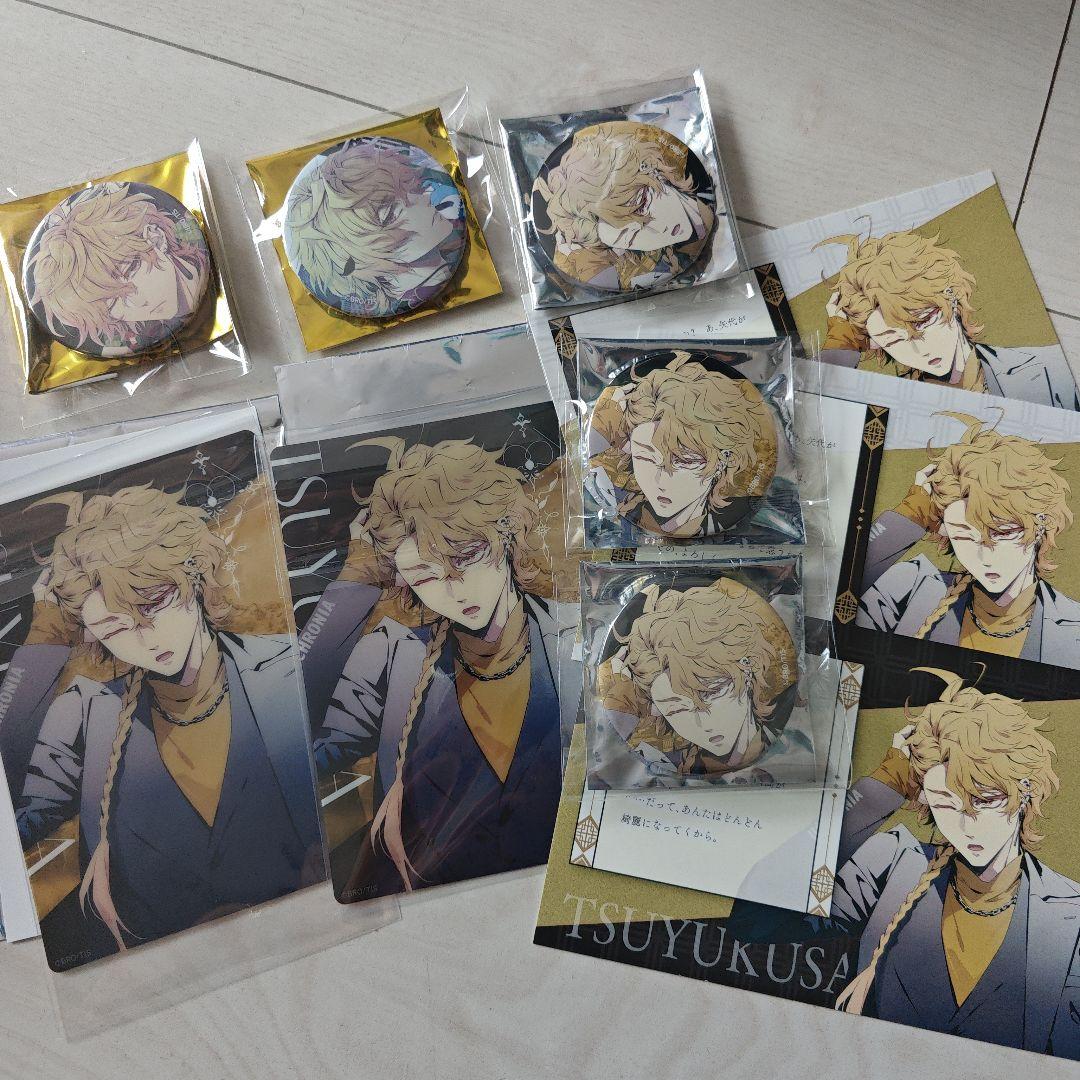 

[USED] Utakata no Eukronia 1st Acrylic Stand Kurika Bonus Animate Can Badge Tsuyukusa