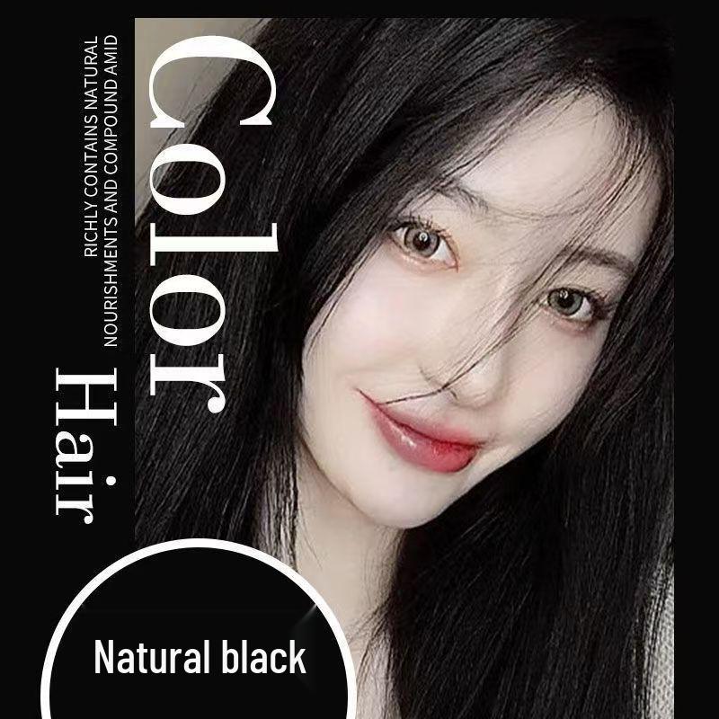 Han Fei Peptide Hydrating Ammonia-Free Dye - Vibrant Color, Long-Lasting Fragrance, Plant-Based Gray Coverage, Soft Finish, Black Tea, 120ml.