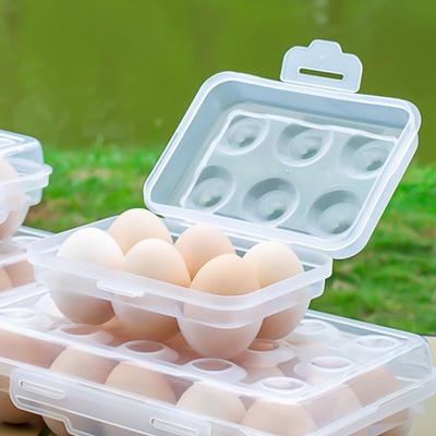 Japanese Portable Anti-Collision Egg Storage Box with Lid, Stackable and Dustproof