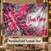 Abstract Geometric (211) Theme Personalized Tapestry Custom Name Text Wall Hanging Tapestry Home Background Decoration