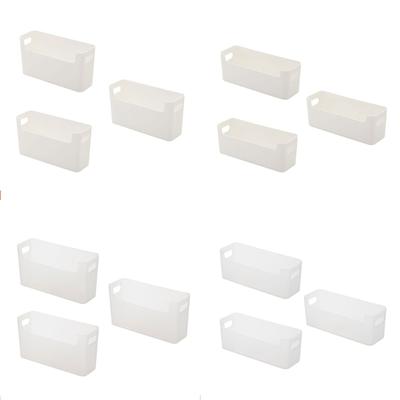 Set of 3 Wall Mounted Storage Box for Bathroom Easy Install No Drill Organizer Waterproof Kitchen Accessories Holder