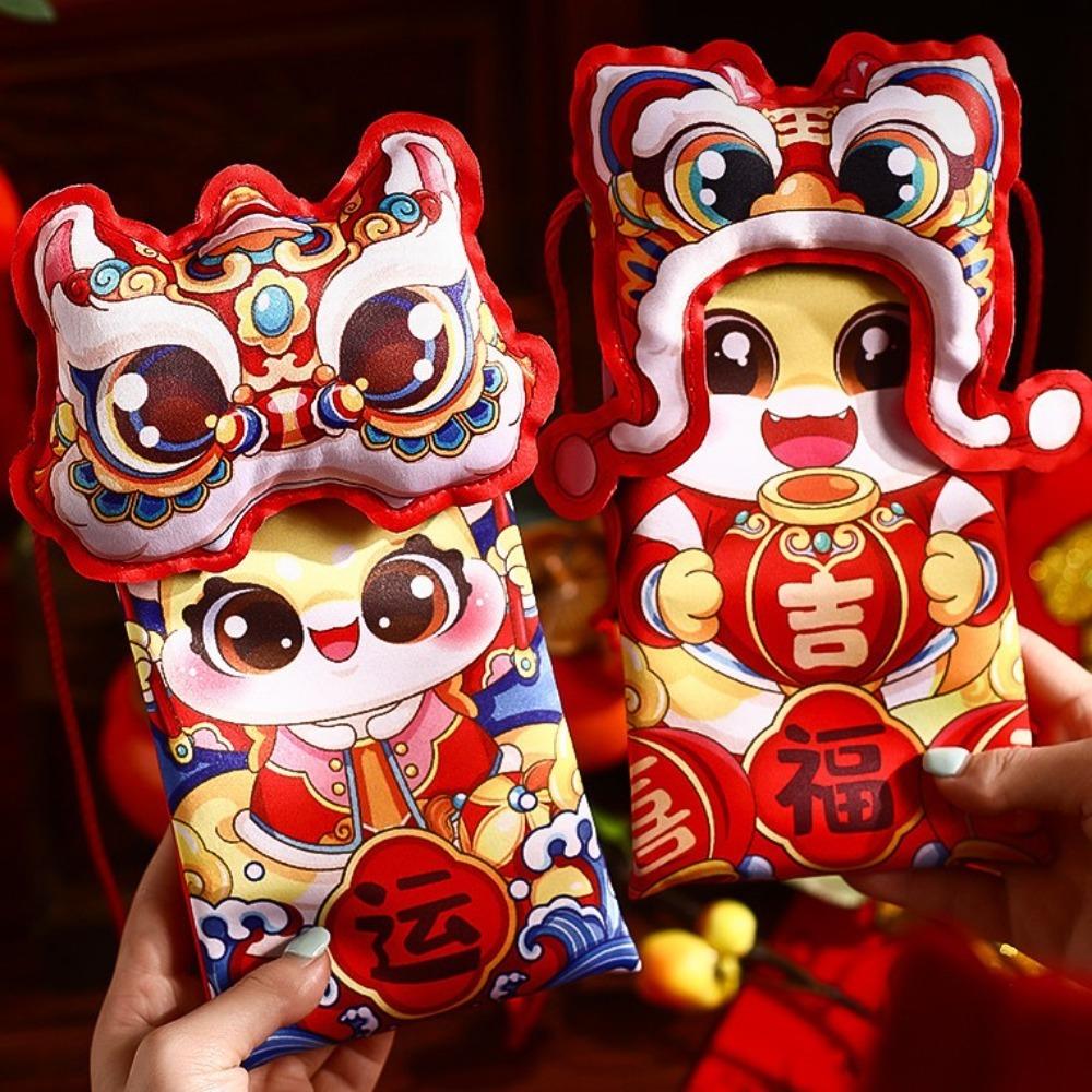 Crossbody Bag 2025 Red Envelope Chinese Year Lucky Money Wallet  Spring Festival Supplies