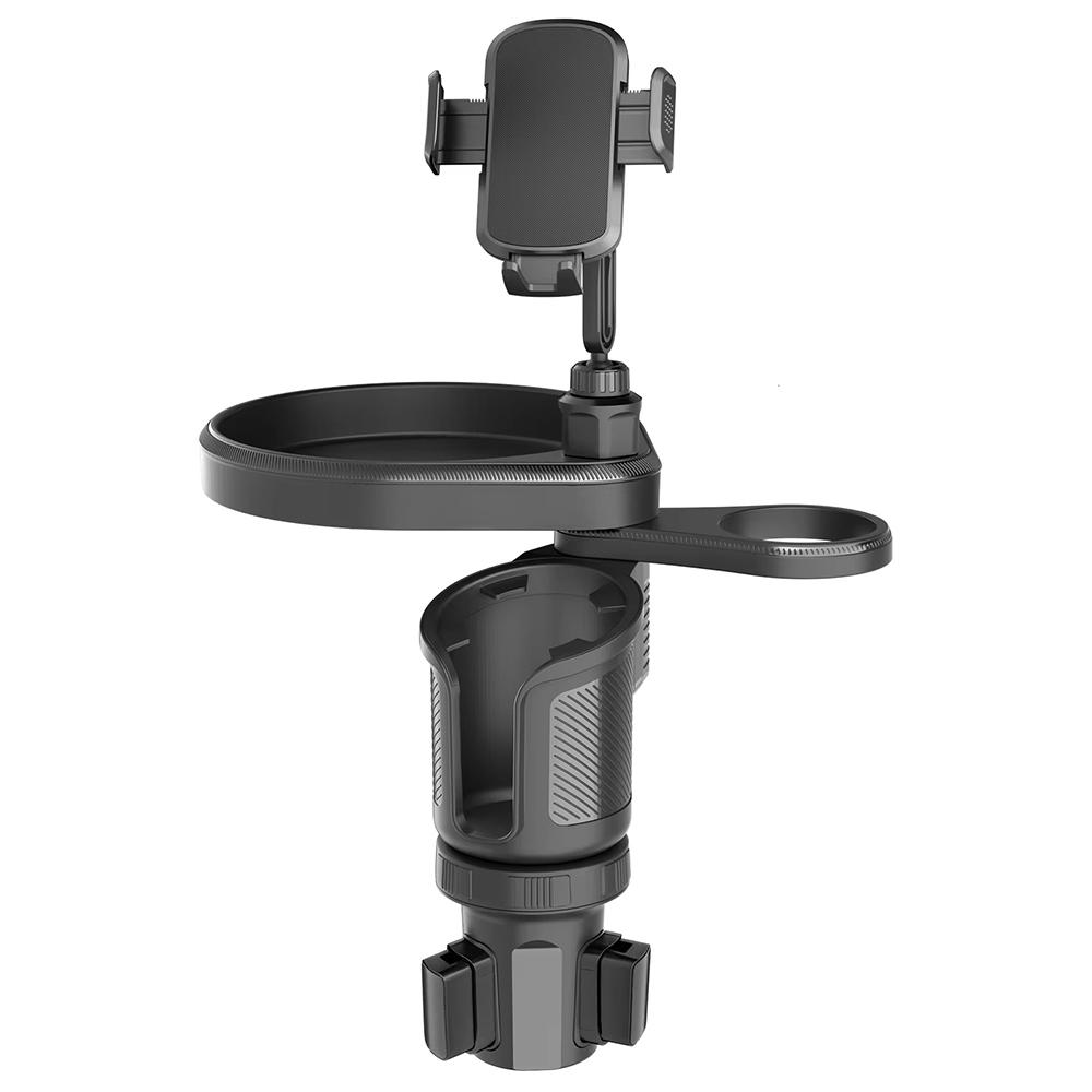 

Multifunction Car Cup Holder Food Tray 360 Degree Rotation Mobile Phone Mount Bracket A
