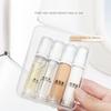 1 Set 15ML Clear Empty Refillable Airless Vacuum Pump Cream Lotion and Spray Portable Bottle Set Sample Packing for Toiletries