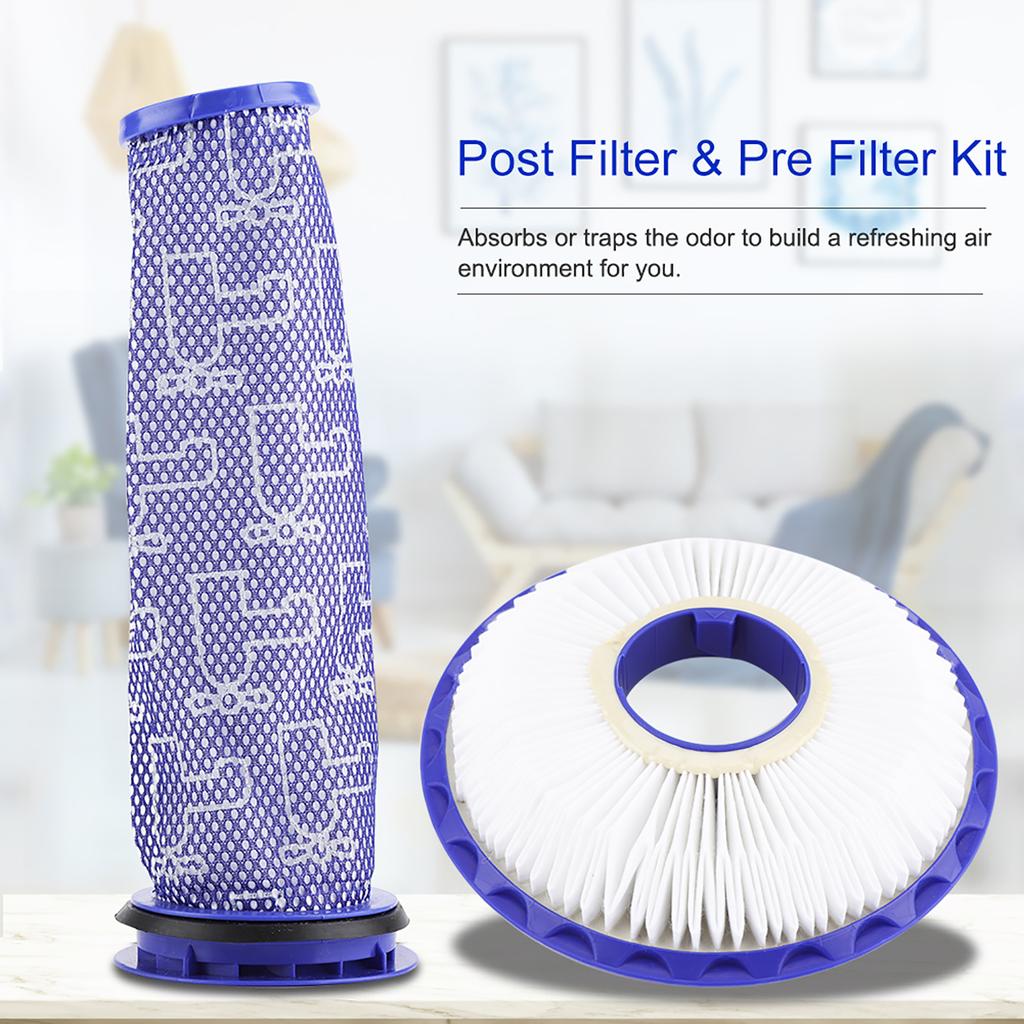 For HEPA Compatible Post Filter & Pre Filter Kit For DC41,DC65,DC66 Animal and Ball Vacuums