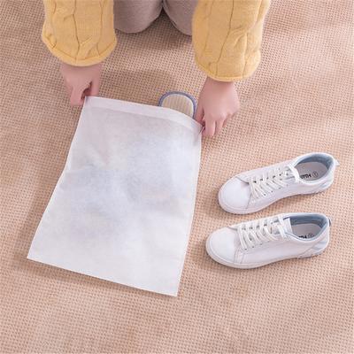 100 Stück Schuh-Staubschutzhüllen aus Vliesstoff, staubdicht, mit Kordelzug, transparente Aufbewahrungstasche, Reisetasche, Schuhbeutel, zum Trocknen von Schuhen, schützen
