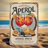Vintage Aperol Cocktail Metal Sign for Wall Bar Cafe Decor Waterproof