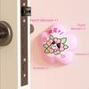 Durable PVC Door Stopper Silent Self-adhesive Wall Protector Cartoon Anti-collision Doorknob Bumper for Home