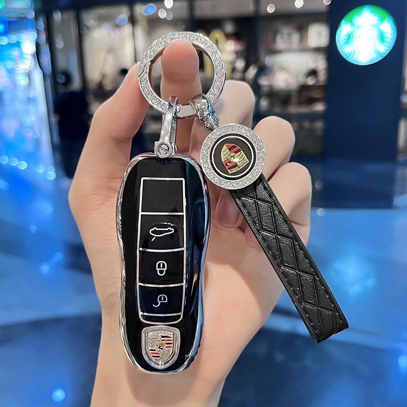 For Porsche Key Case Paramela Panamera Cayenne Buckle Macan911 Case