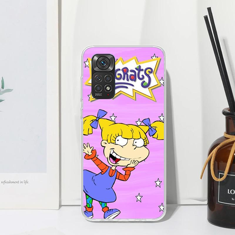 Cartoon R-Rugrat Phone Case For Xiaomi Redmi Note 13 14 12S 11S 10S 12 11E 10 Pro Plus 11T 9S 9 8T 8 7 Art Fundas Back Cover