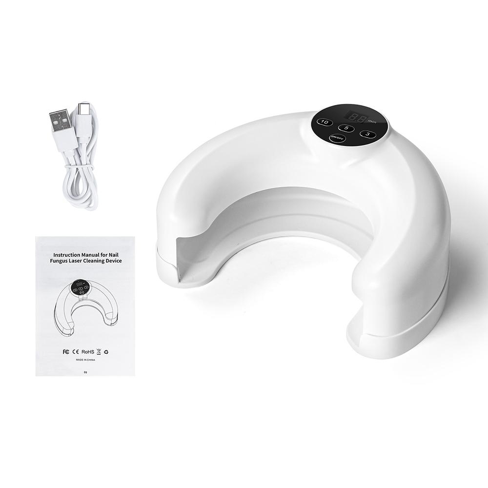 

Беспроводное лазерное устройство для рук, ног и ногтей от грибка ногтей, лампа для лечения грибка ногтей на ногах, инфракрасный синий свет, противогрибковая лазерная лампа для ногтей белый