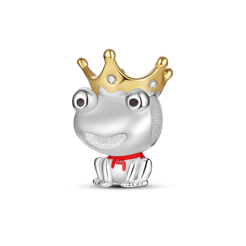 Copper Fairy Tale Little Boy Fox Rose Flower Frog Prince Charm Fit Mula Bracelet Beads Women Jewelry Making