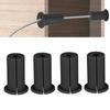4PCS 1 Inch For Starlink Cable Routing Kit Waterproof Black For Starlink Wall Grommet Ethernet Cable Grommet Cable Organizing