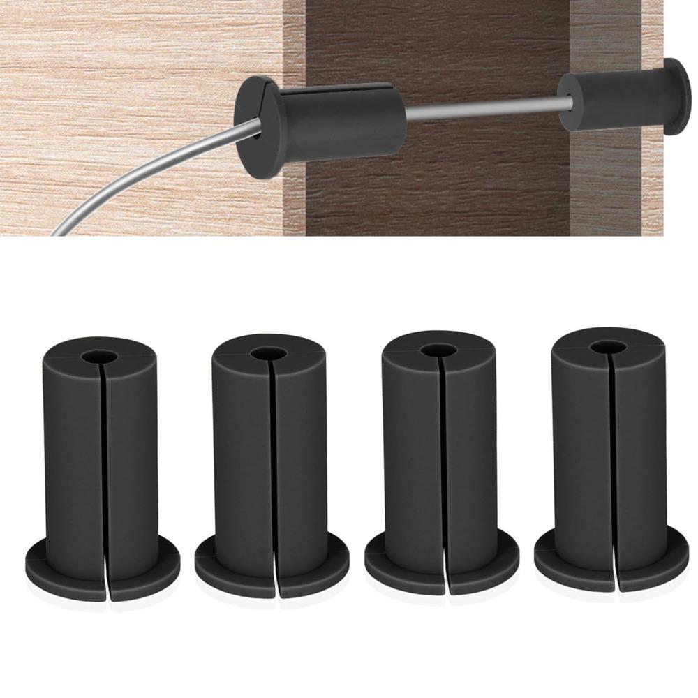 4PCS 1 Inch For Starlink Cable Routing Kit Waterproof Black For Starlink Wall Grommet Ethernet Cable Grommet Cable Organizing