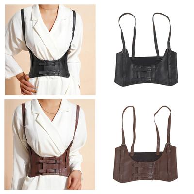 Underbust Corset Women Corset Curved Shaper Modeling Strap Slimming Waist Belt for Shirt Coat Sweater Waist Decors