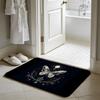 Butterflies And Moths Floor Mat Soft Flannel Absorbent Mat Non-Slip Rug Home Bedroom Bathroom