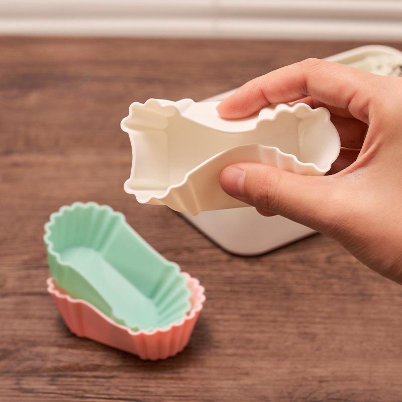Colorful Silicone Bento Divider Cup - Reusable Lunch Box Vegetable Separator