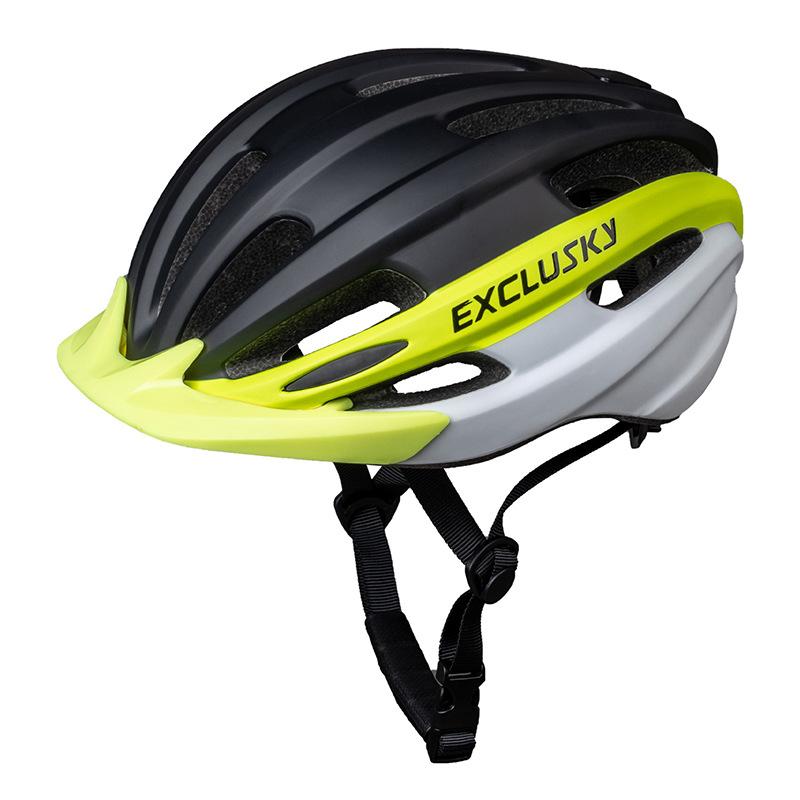 Mountain Bike Helmet Outdoor Mountain Bike Helmet Adjustable Off-Road Helmet with Tail Lights L（56-61CM）