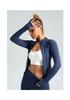 Nude Outdoor-Sportjacke für Damen – Enganliegende, atmungsaktive Yoga- und Fitnessbekleidung