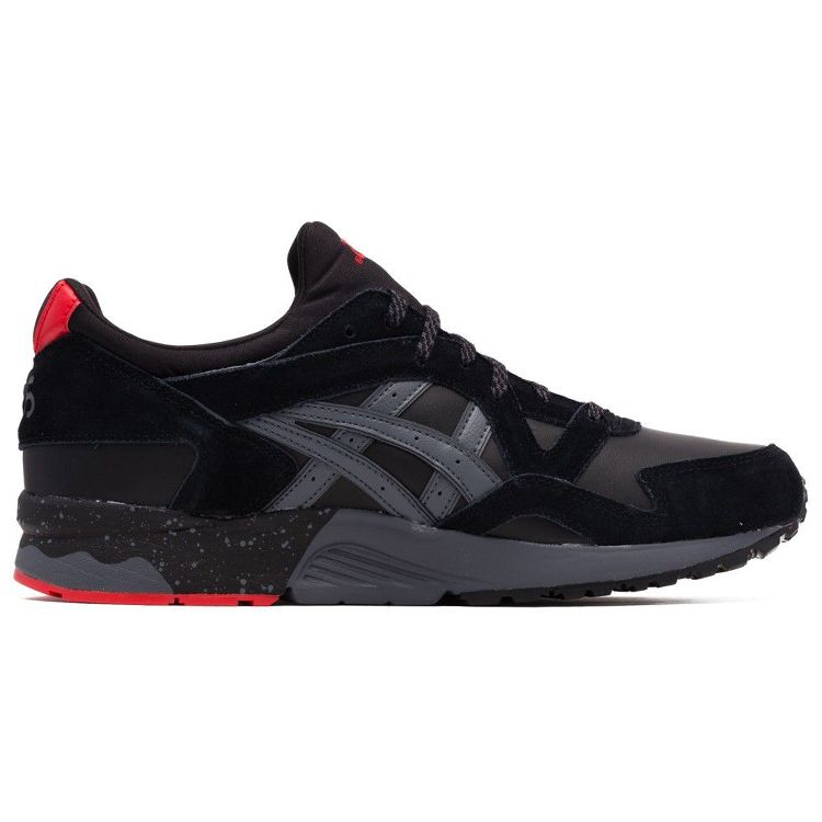 ASICS GEL LYTE V Black Grey Breathable Unisex Sports Shoes 1191A310-002