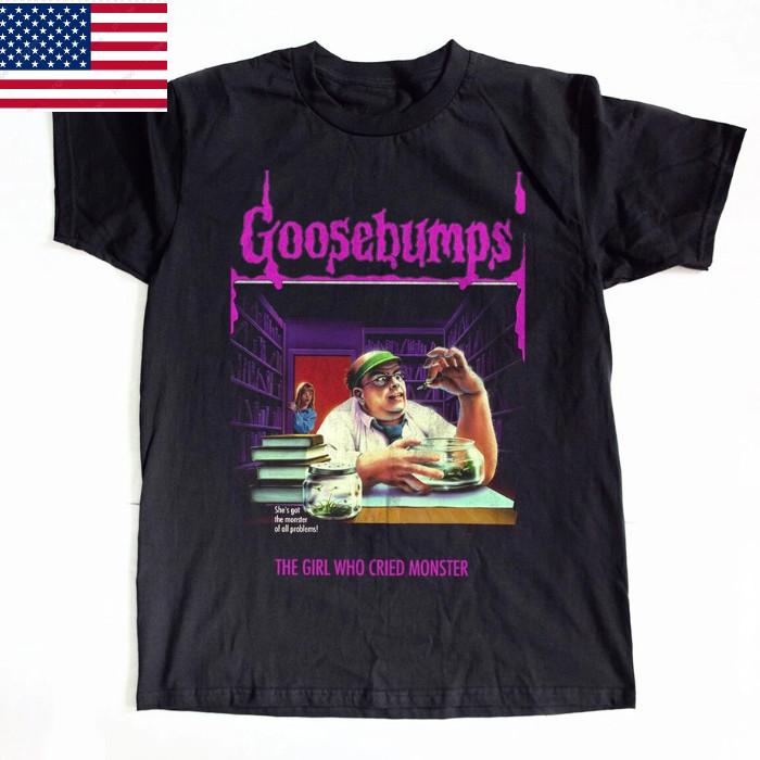 Goosebumps The Girl Who Cried Monster Halloween Black Unisex  Size S-5XL Unisex T-Shirt XXXL