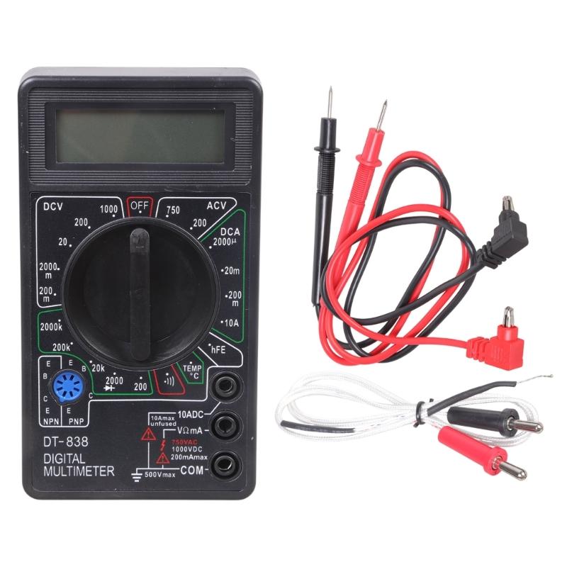 Digital Multimeter Auto Ranging with LCD Display Electrical Meter for Electric Current Resistance Diode Triode Testing