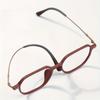 Ladies' Retro Square Reading Glasses+1.10 To -4.00 Degrees for Daily Use and Fashion Accessories