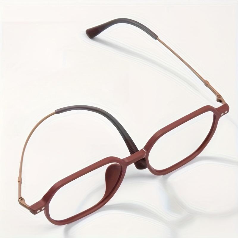 Ladies' Retro Square Reading Glasses+1.10 To -4.00 Degrees for Daily Use and Fashion Accessories