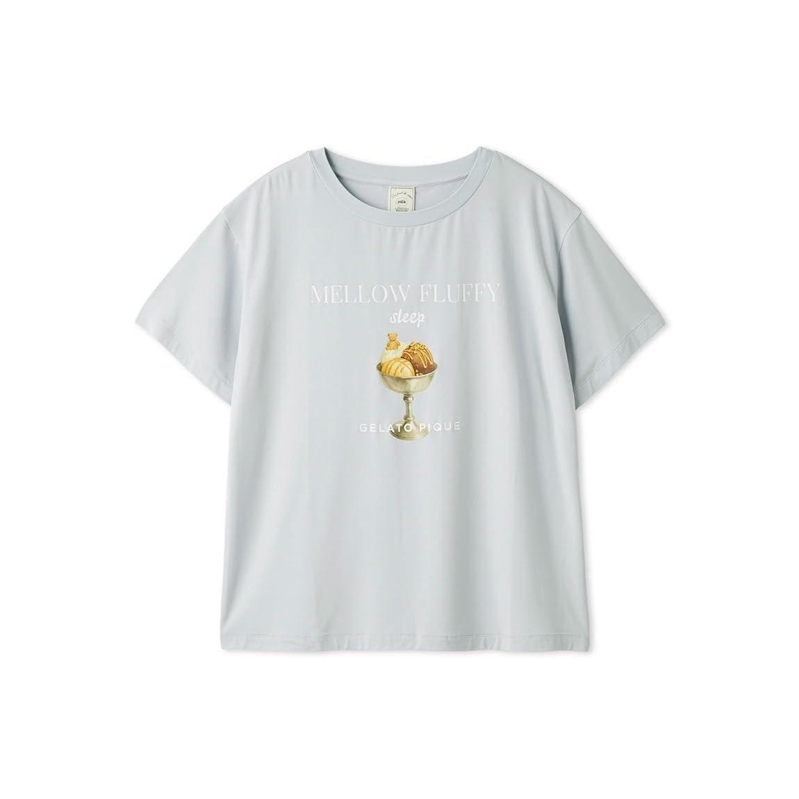 Gelato Pique COOL Rayon Dessert Logo T-Shirt PWCT262298 Womens