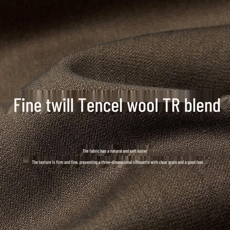 HAUT TON Men's Lyocell Blend Straight Leg Casual Dress Pants