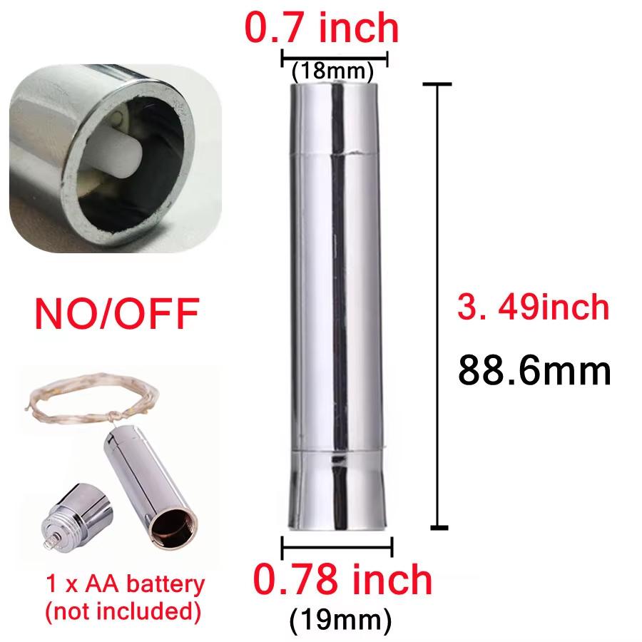 10X 1M/2M Bottle Cork LED String Light Bedroom Room Fairy For Battery Christmas Landscape Holiday Party Copper Halloween Wedding