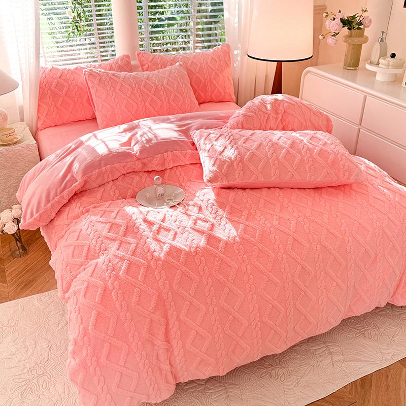 

Двусторонний бархатный пододеяльник Мягкий пододеяльник Зимний пододеяльник Односпальный/Двуспальный/Королевский/Кинг-сайз пододеяльник(Нет наволочки) Single 150x200cm 1pc