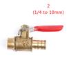 Brass Ball Valve Hose Barb 1/4" 3/8" 1/2" Bsp Male Thread Connector Pipe Adapter